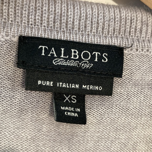 Talbots cardigan pure Italian merino wool xs - Picture 6 of 16
